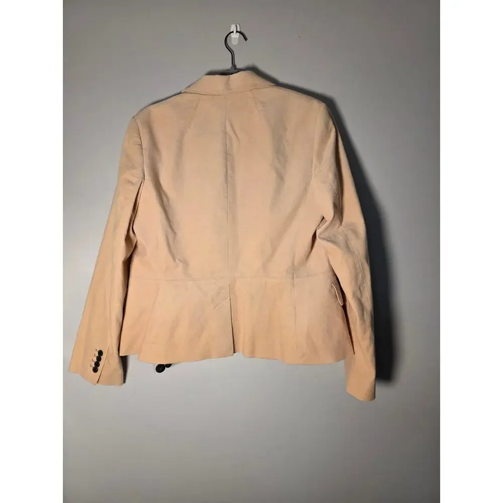 Talbots Women's 14 NWT Pink Blazer Jacket Career Office Business Classic Chic - Picture 2 of 8